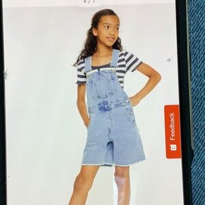 Kancan “Daria” Kids Denim Overalls